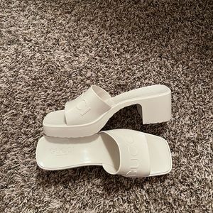 NEW GUCCI PLATFORM SLIDE